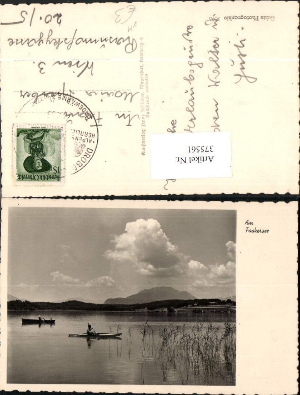 375561,Faakersee See b. Faak Ruderboote Boote pub Franz Schilcher 3096