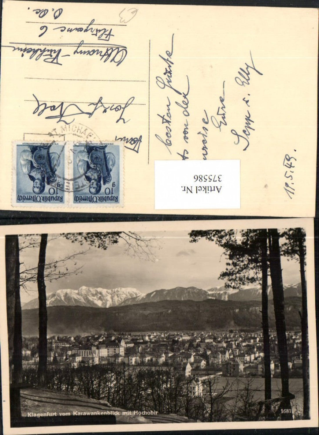 Alte Ansichtskarte – Old Postcard