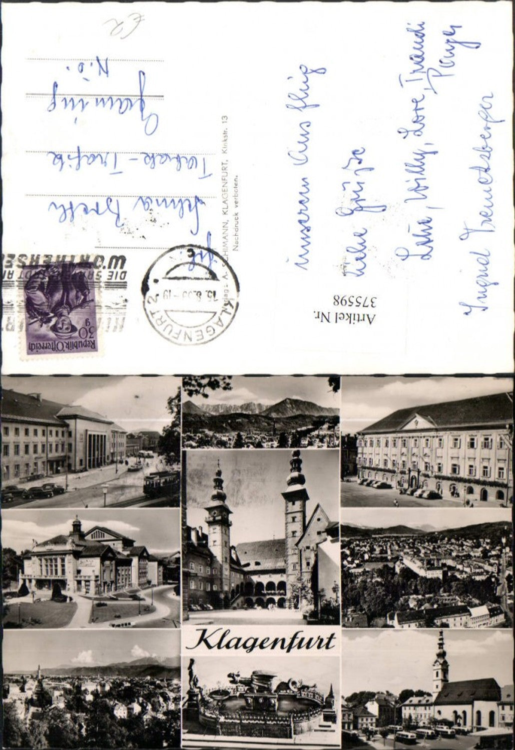 Alte Ansichtskarte – Old Postcard