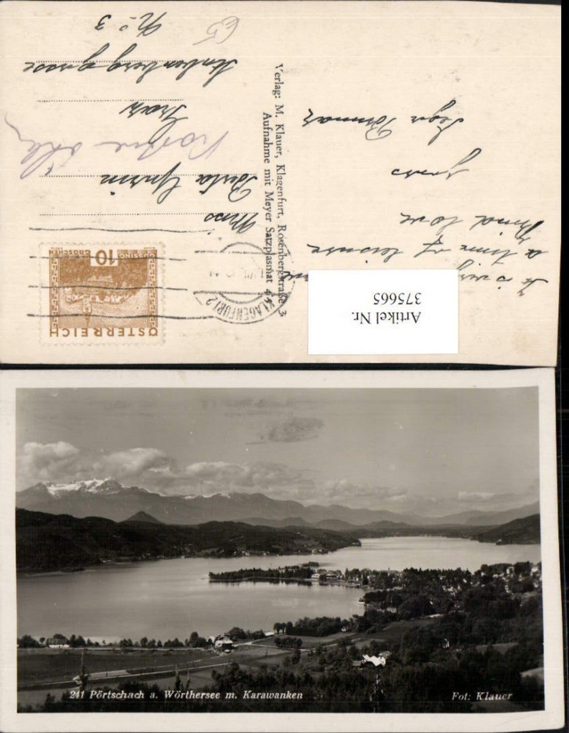 Alte Ansichtskarte – Old Postcard