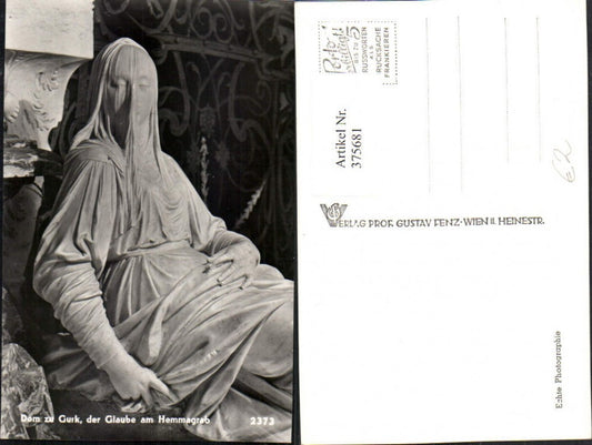 375681,Dom zu Gurk Glaube am Hemagrab Statue