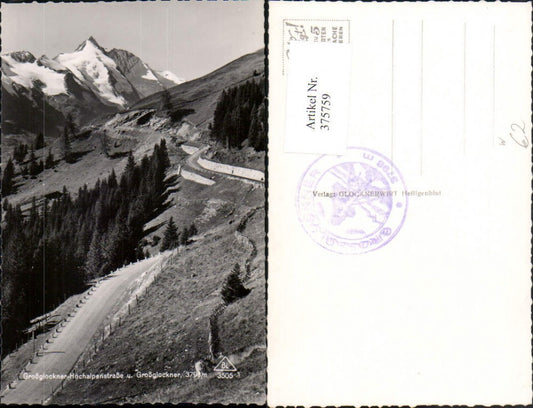 375759,Großglockner Hochalpenstraße b. Heiligenblut Bergkulisse