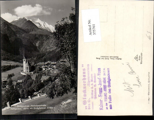 375761,Heiligenblut Totale m. Großglockner Bergkulisse