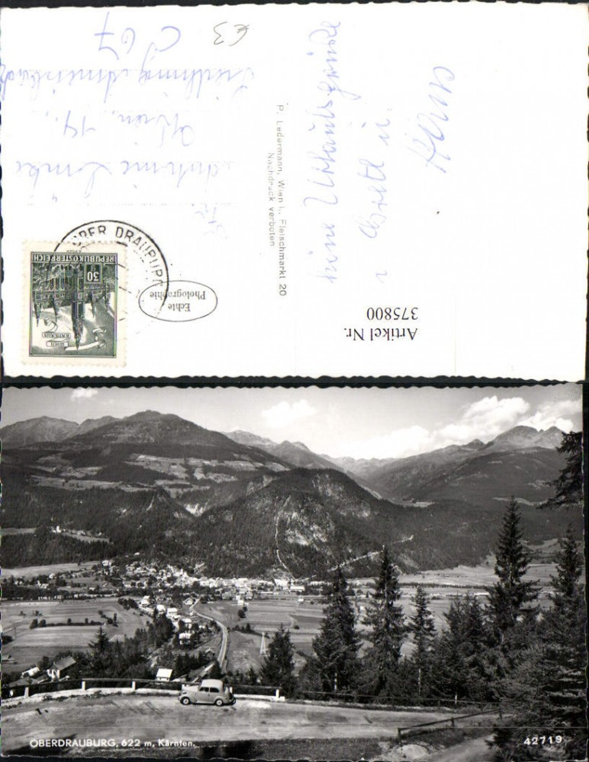 375800,Oberdrauburg Totale Bergkulisse