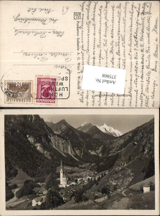 375808,Heiligenblut Totale m. Großglockner Bergkulisse