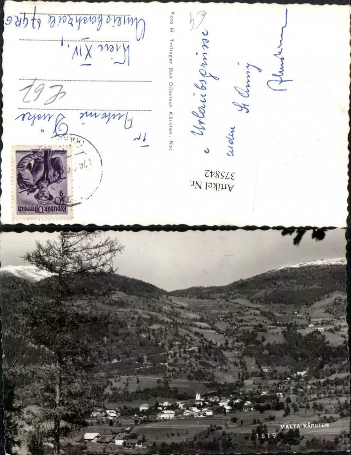 375842,Malta in Kärnten Totale Bergkulisse