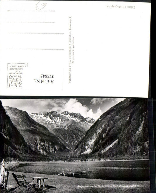 375845,Stappitzersee See b. Mallnitz m. Hochalmspitze Bergkulisse