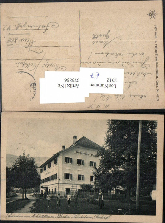 375856,Seeboden am Millstättersee Kinderheim Paulihof