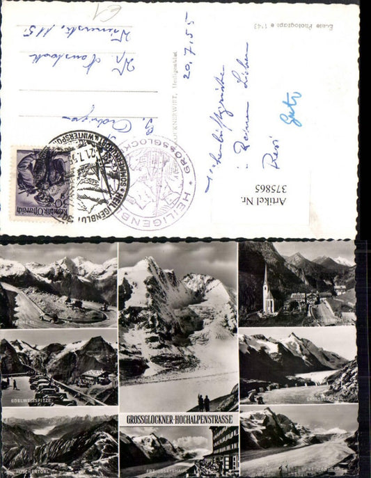 375865,Großglockner Hochalpenstraße b. Heiligenblut Mehrbildkarte