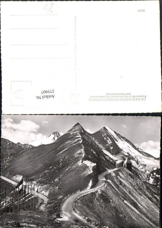 375907,Großglockner Hochalpenstraße b. Heiligenblut Fuschertörl Bergkulisse