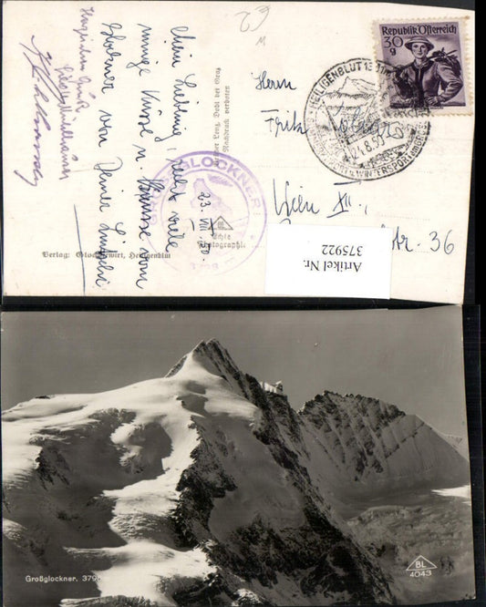 375922,Großglockner b. Heiligenblut Bergkulisse