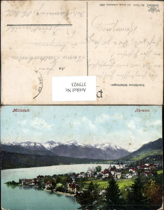 375923,Millstatt am See Totale Bergkulisse