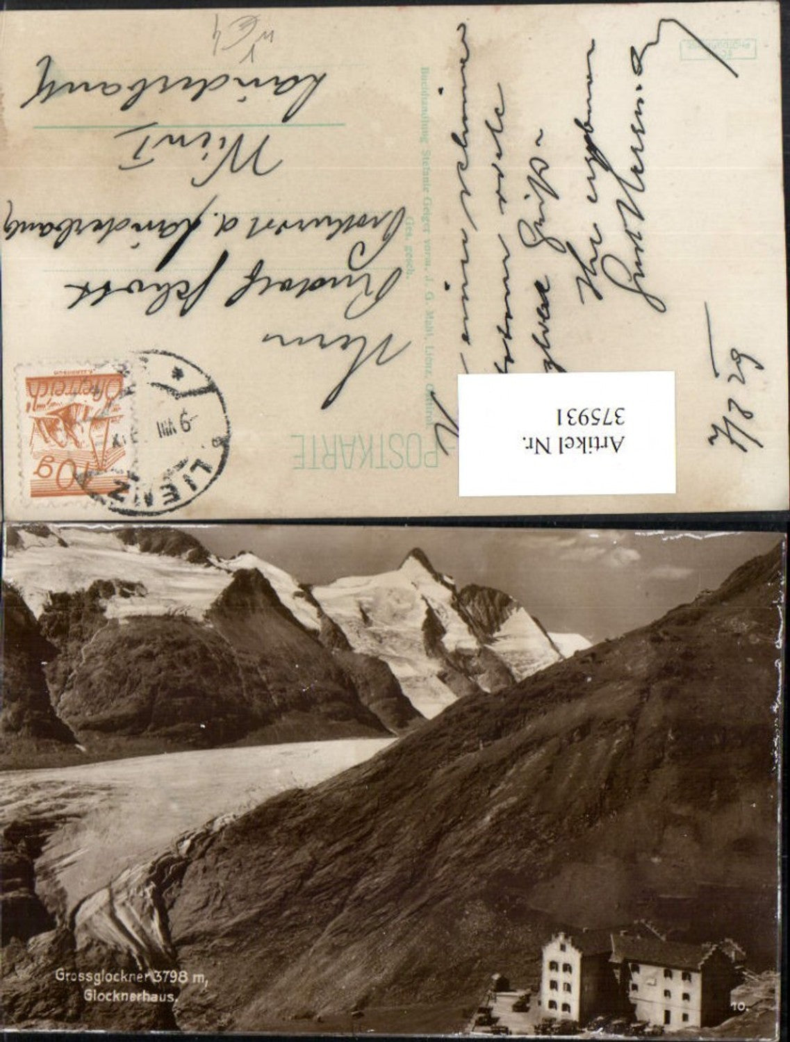 375931,Großglockner Glocknerhaus Berghütte b. Heiligenblut Bergkulisse pub Trinks & Co 10