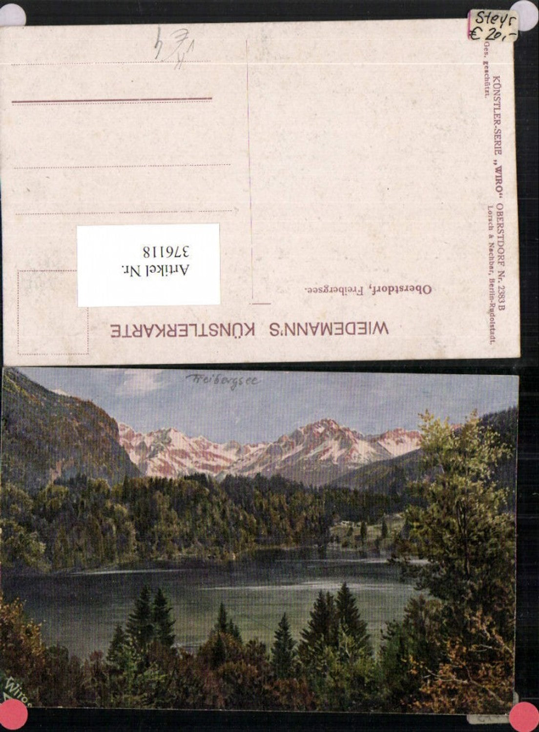 376118,Wiro AK 2383 B Oberstdorf Freibergsee See Bergkulisse
