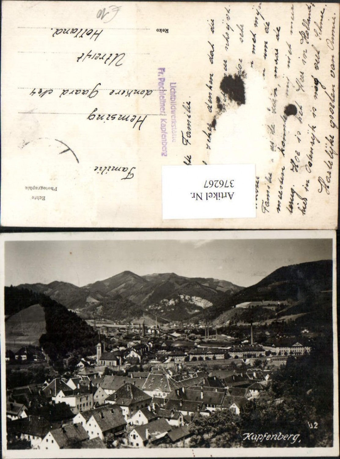 Alte Ansichtskarte – Old Postcard