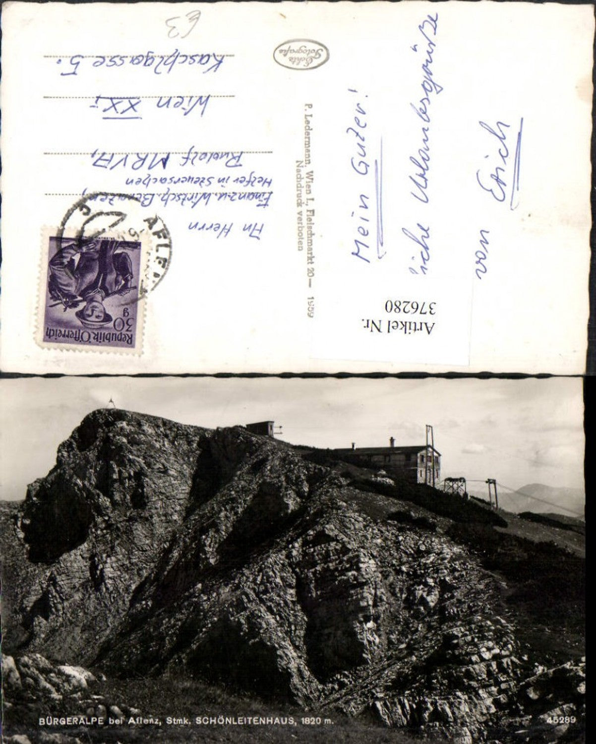 Alte Ansichtskarte – Old Postcard