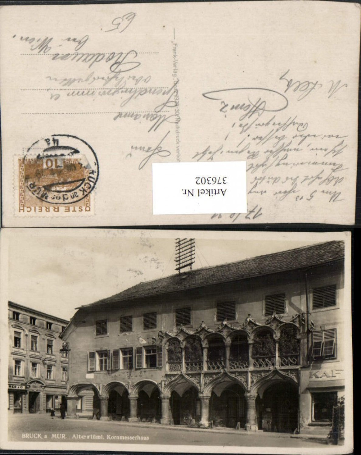 Alte Ansichtskarte – Old Postcard