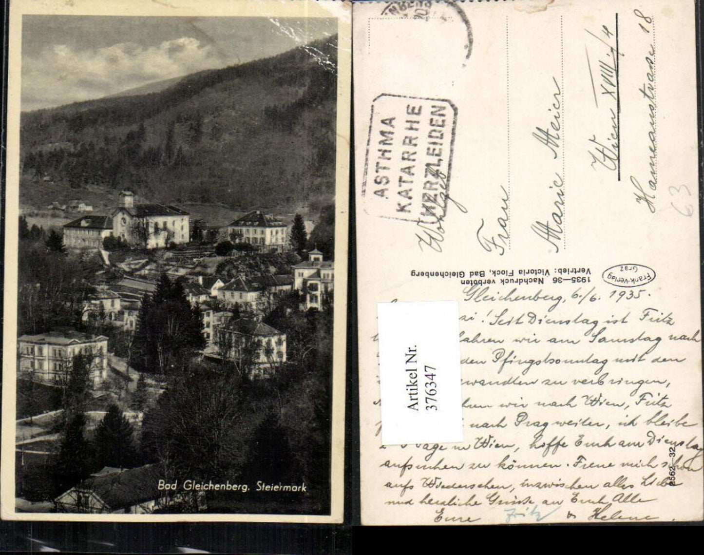 Alte Ansichtskarte – Old Postcard