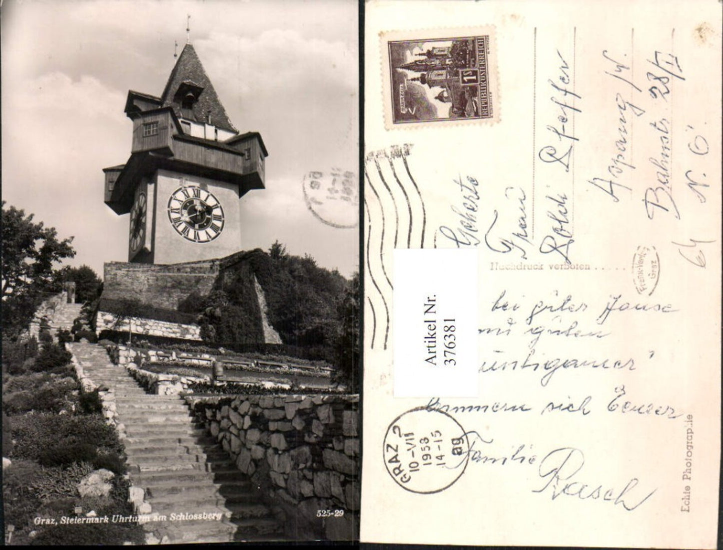 Alte Ansichtskarte – Old Postcard