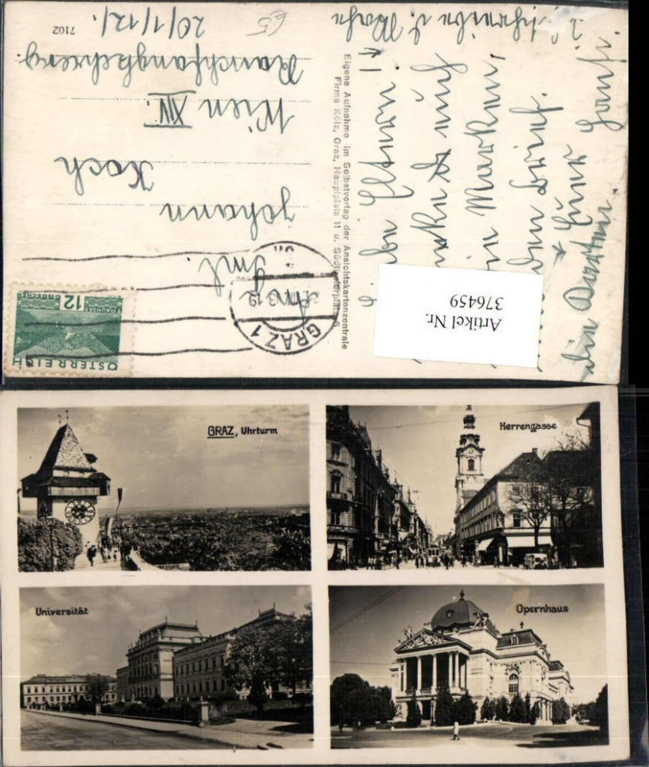 Alte Ansichtskarte – Old Postcard
