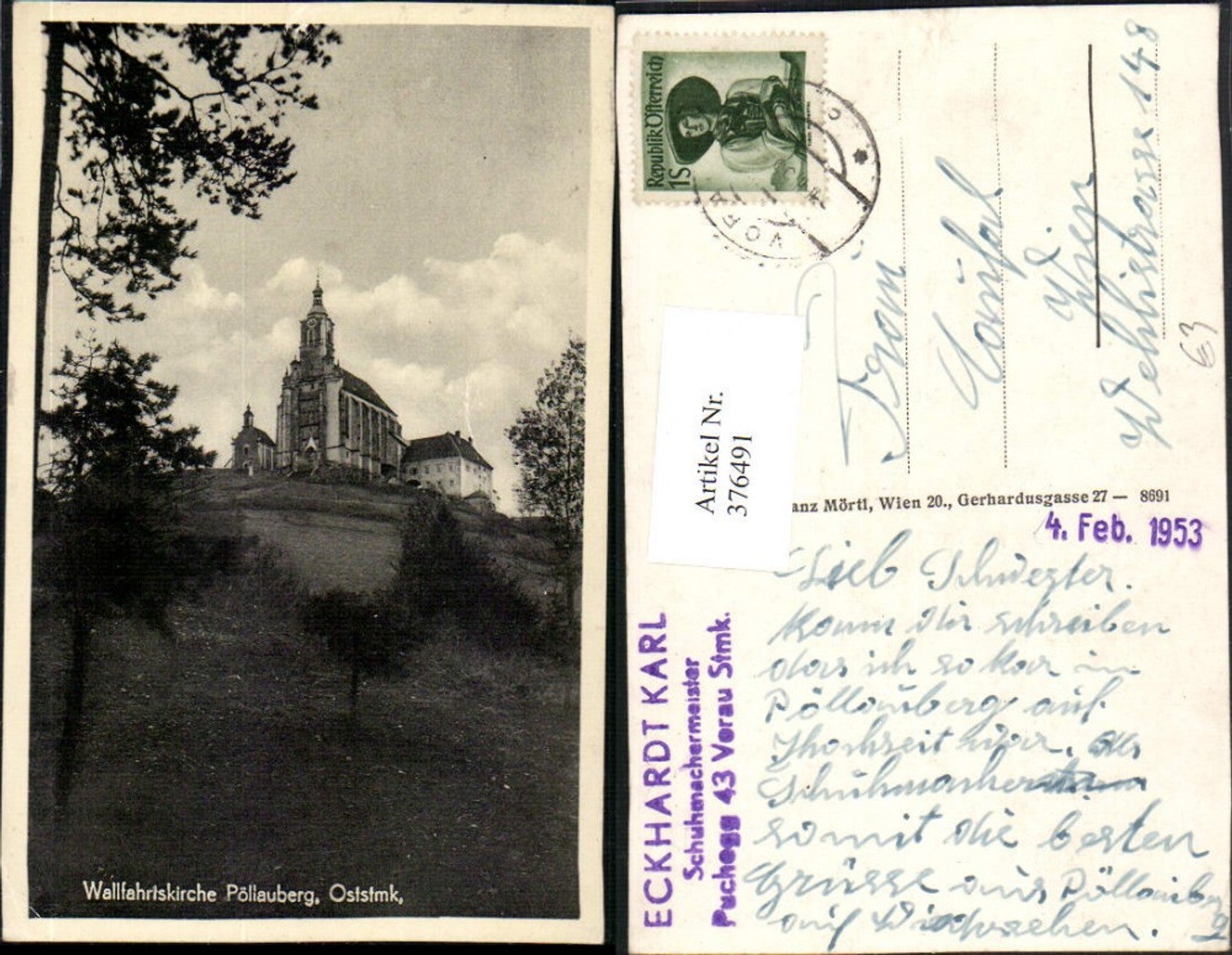 Alte Ansichtskarte – Old Postcard