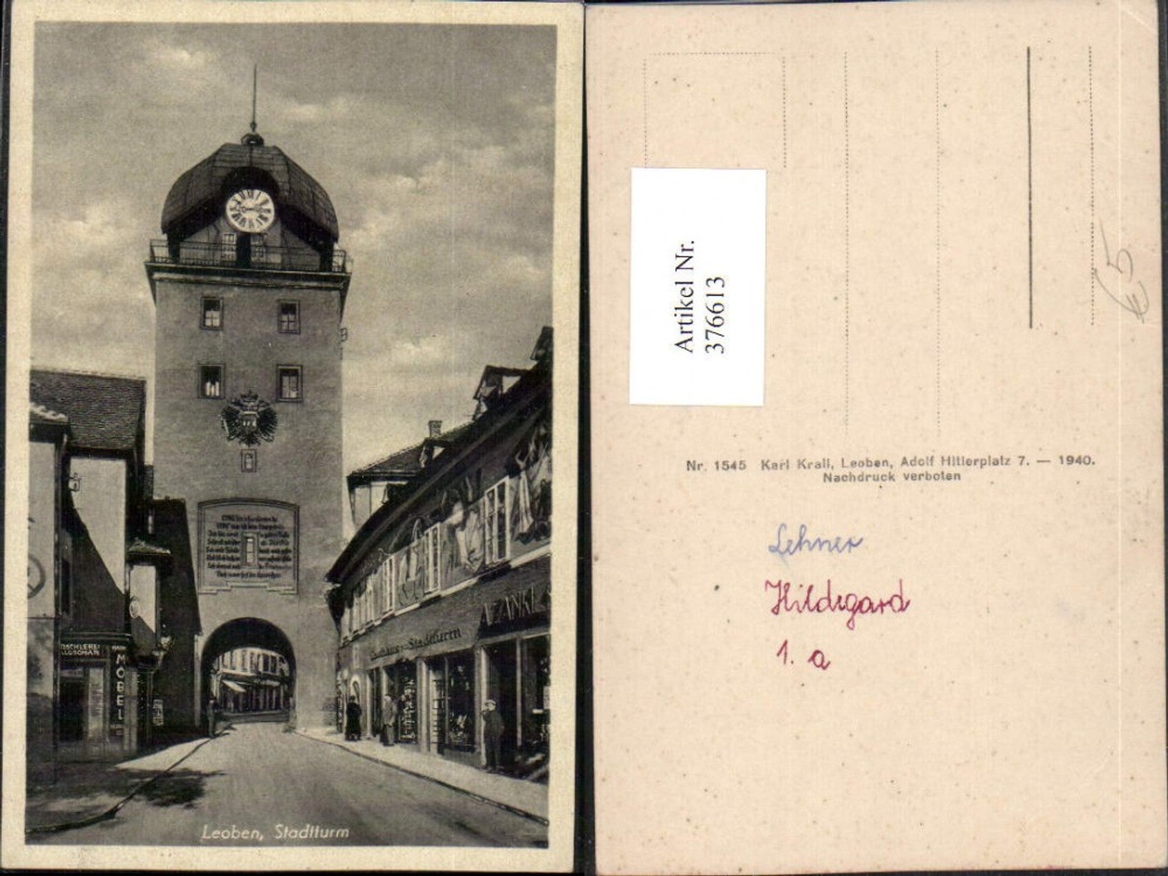 Alte Ansichtskarte – Old Postcard