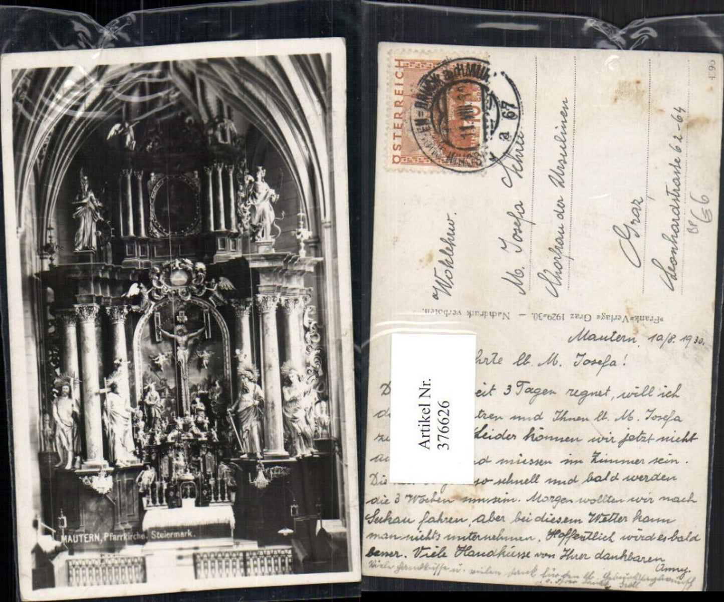 Alte Ansichtskarte – Old Postcard