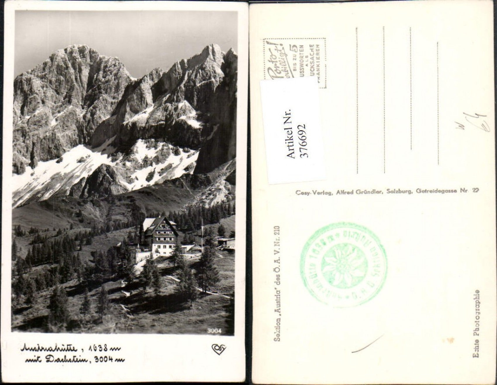 Alte Ansichtskarte – Old Postcard