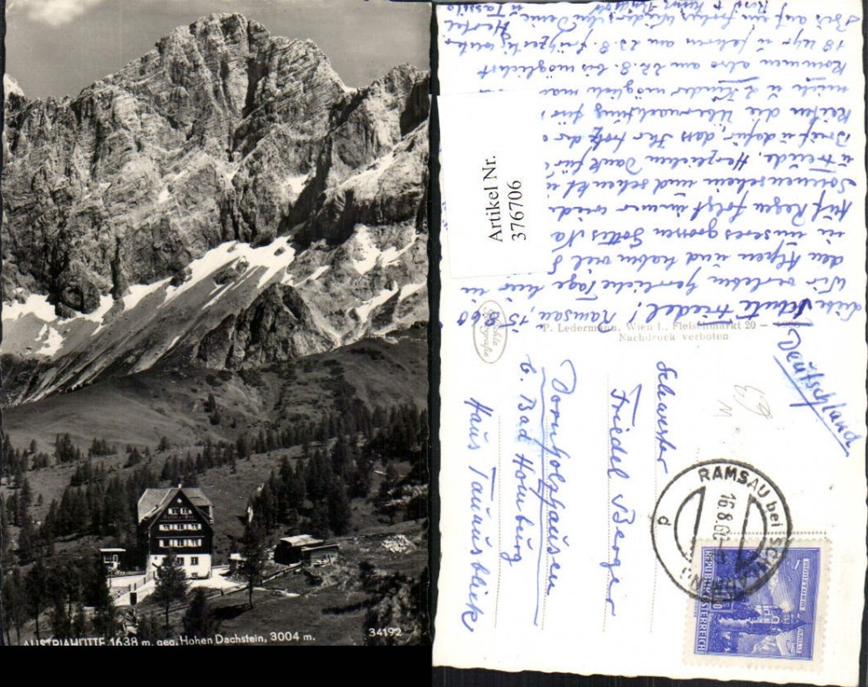 Alte Ansichtskarte – Old Postcard
