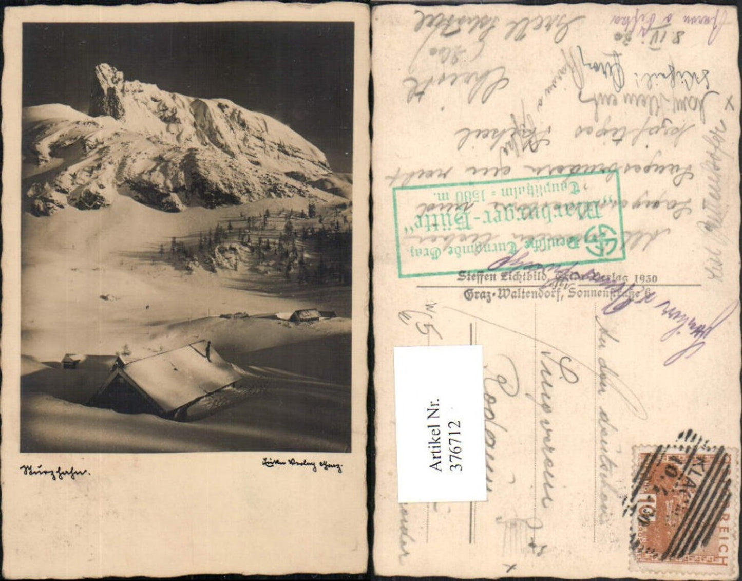 Alte Ansichtskarte – Old Postcard