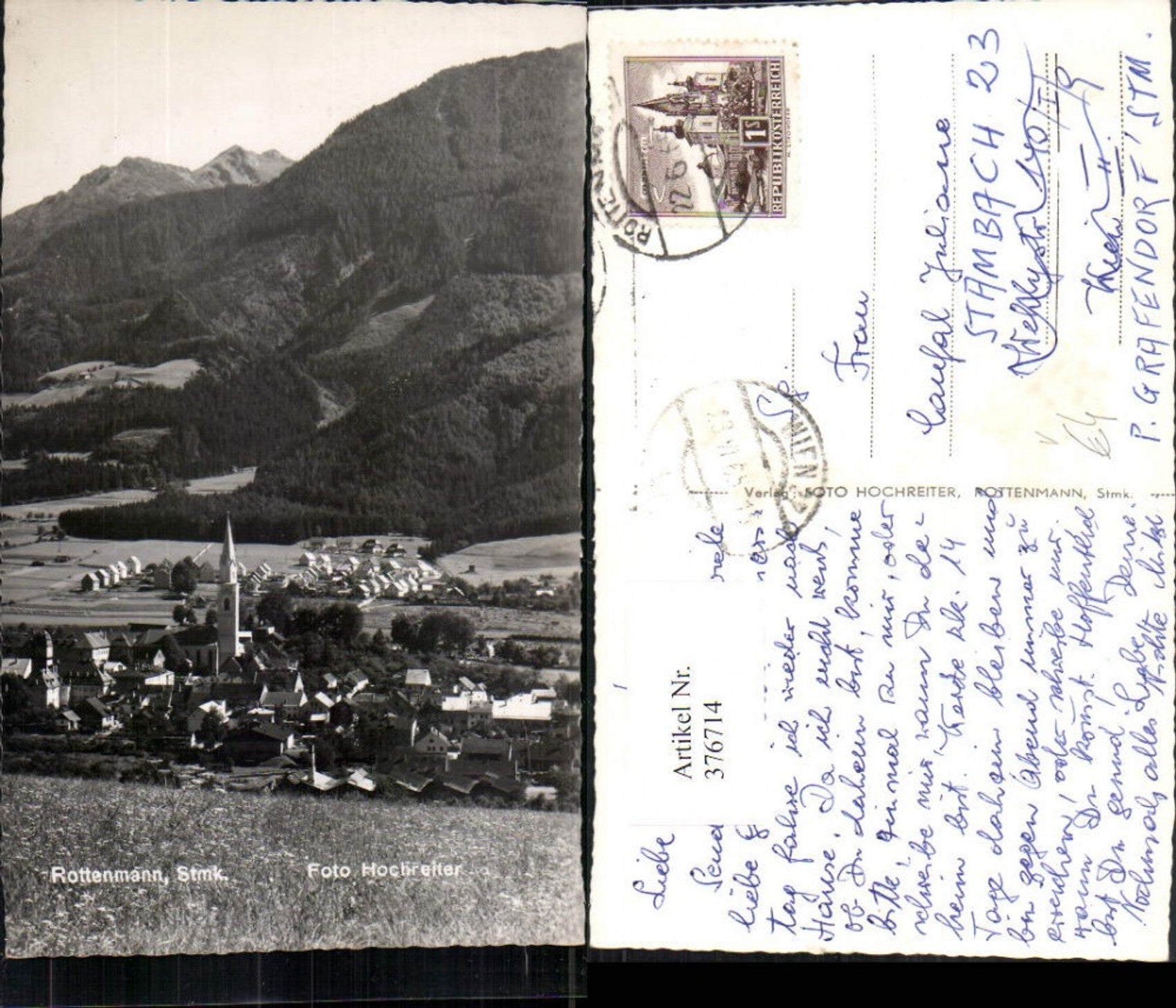 Alte Ansichtskarte – Old Postcard