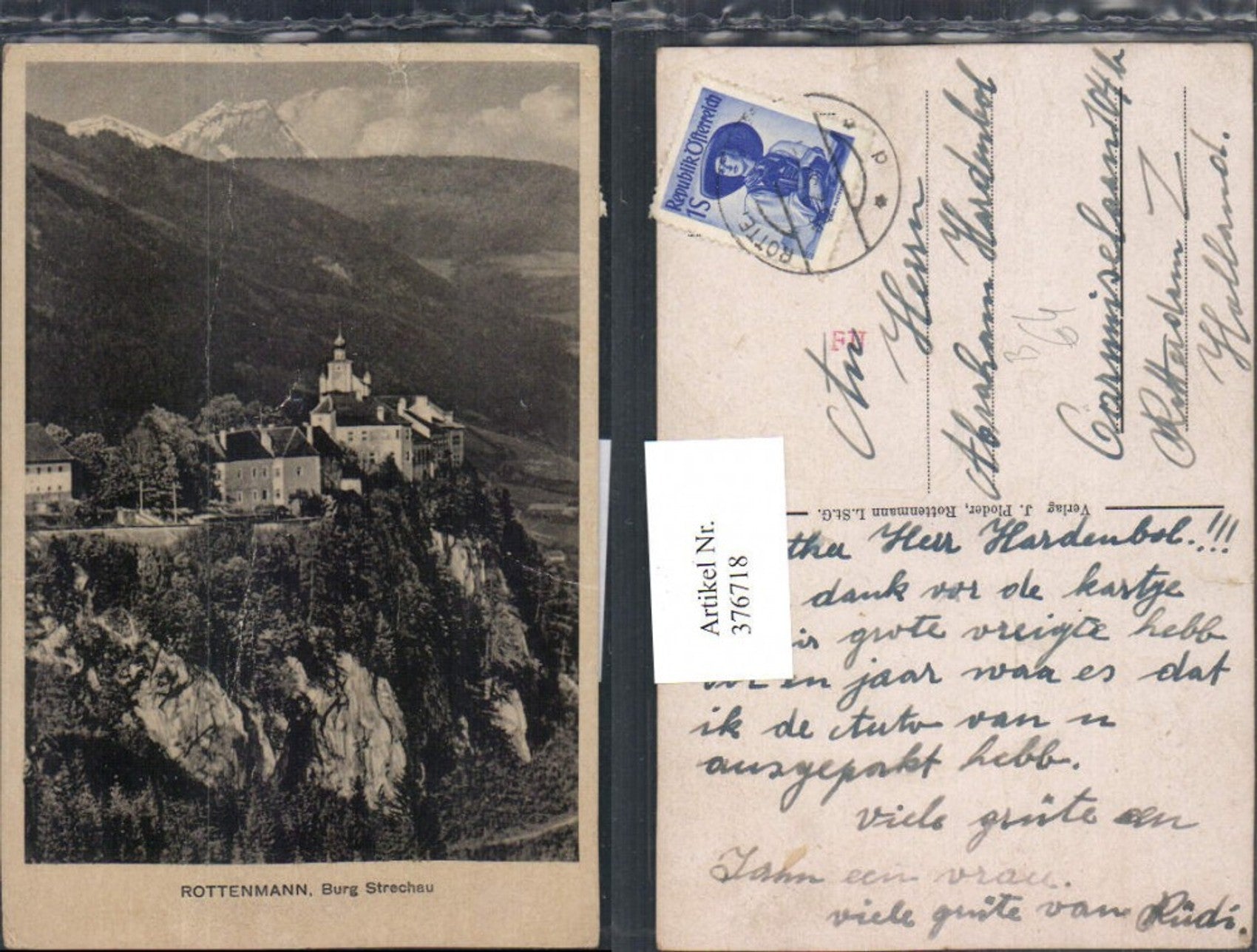 Alte Ansichtskarte – Old Postcard