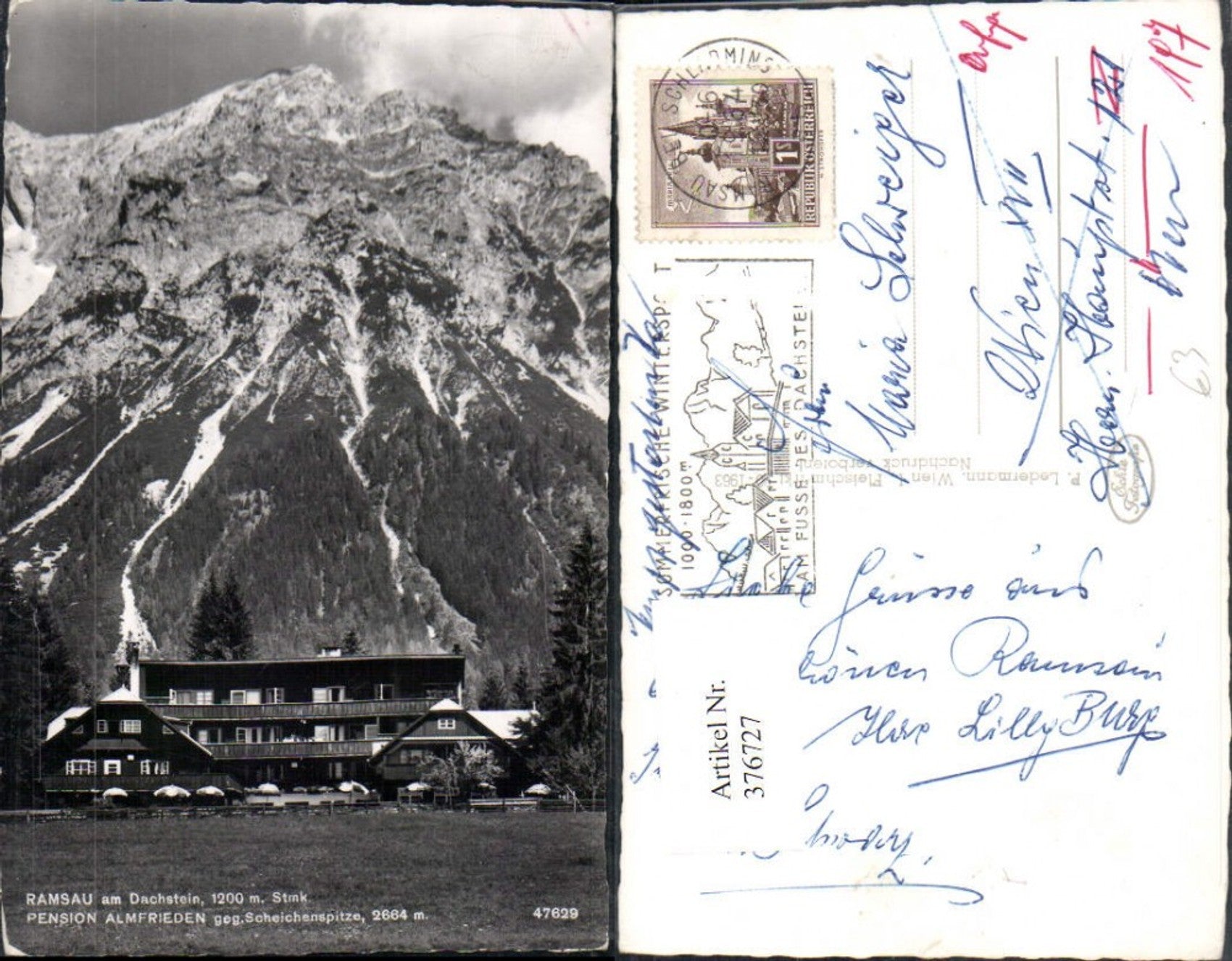 Alte Ansichtskarte – Old Postcard