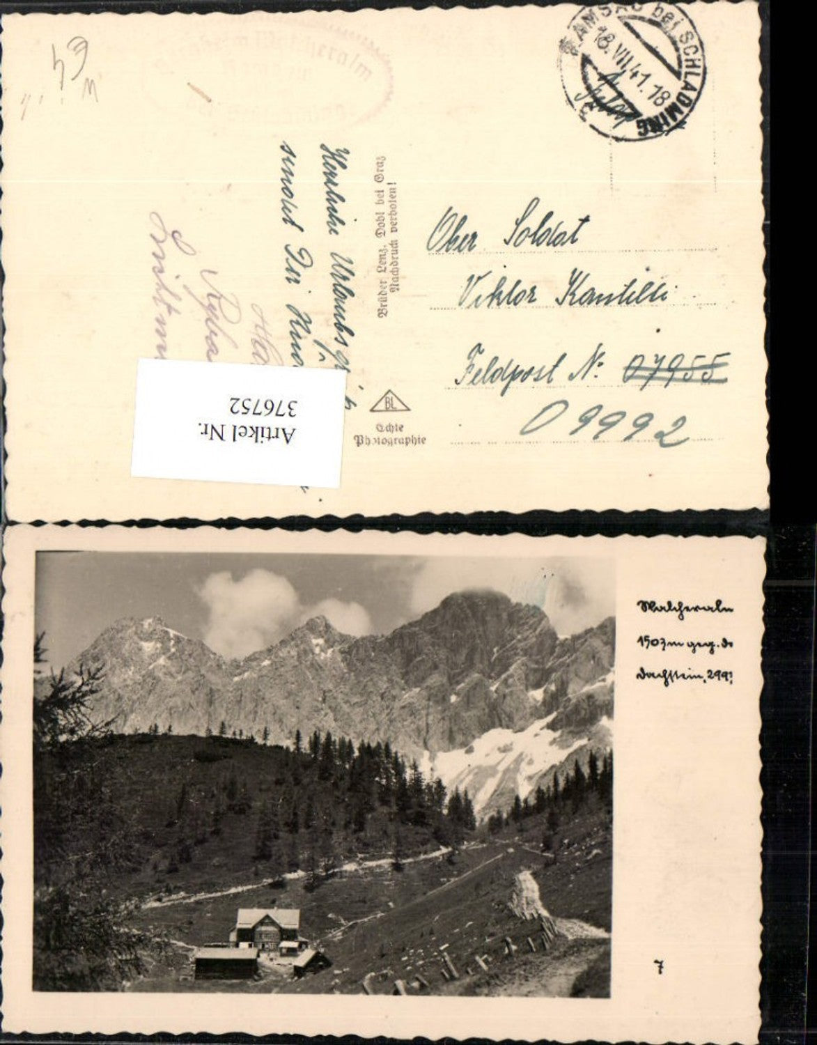 Alte Ansichtskarte – Old Postcard