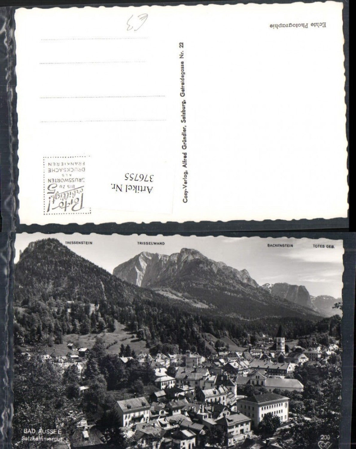 Alte Ansichtskarte – Old Postcard