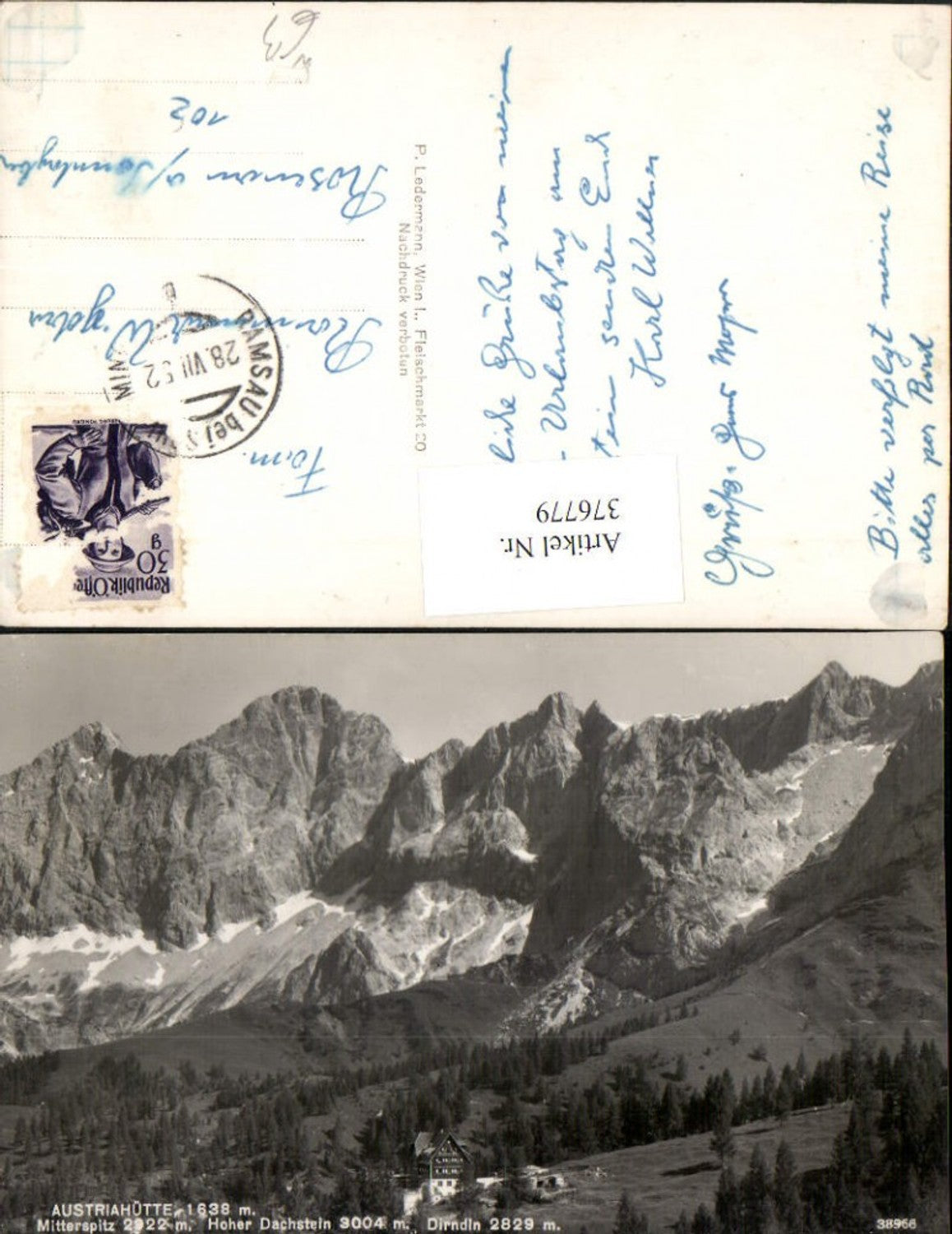 Alte Ansichtskarte – Old Postcard