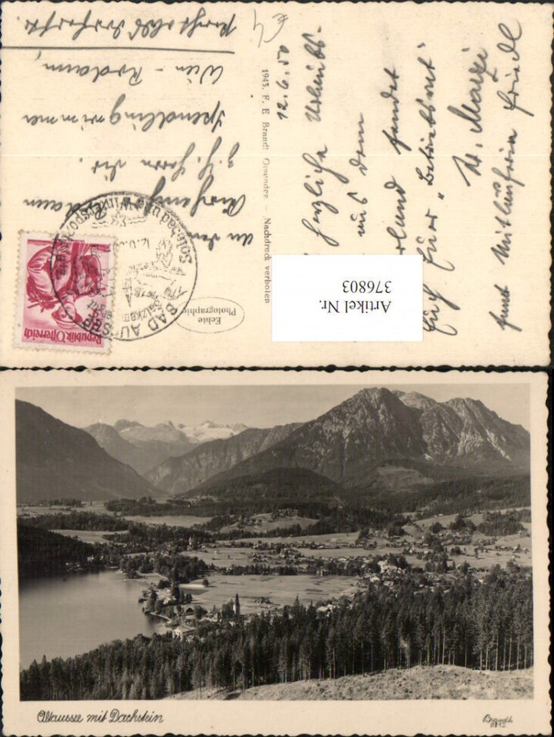 Alte Ansichtskarte – Old Postcard