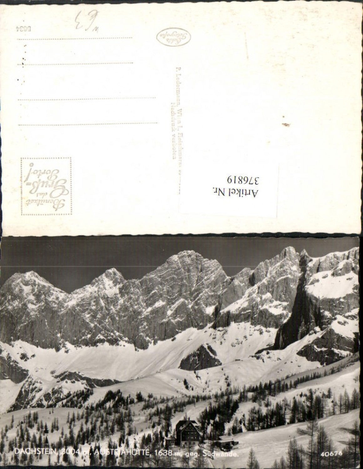 Alte Ansichtskarte – Old Postcard