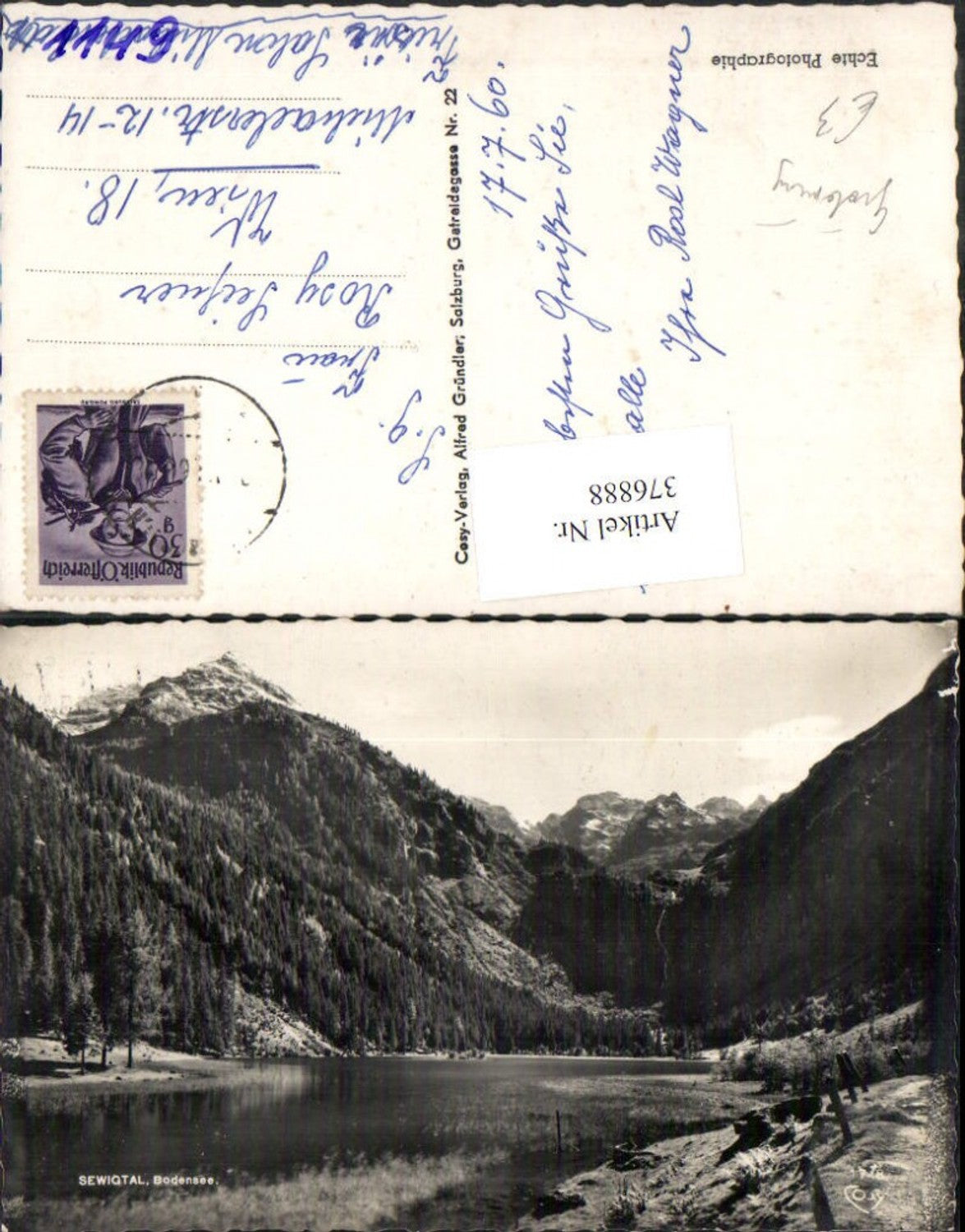 Alte Ansichtskarte – Old Postcard