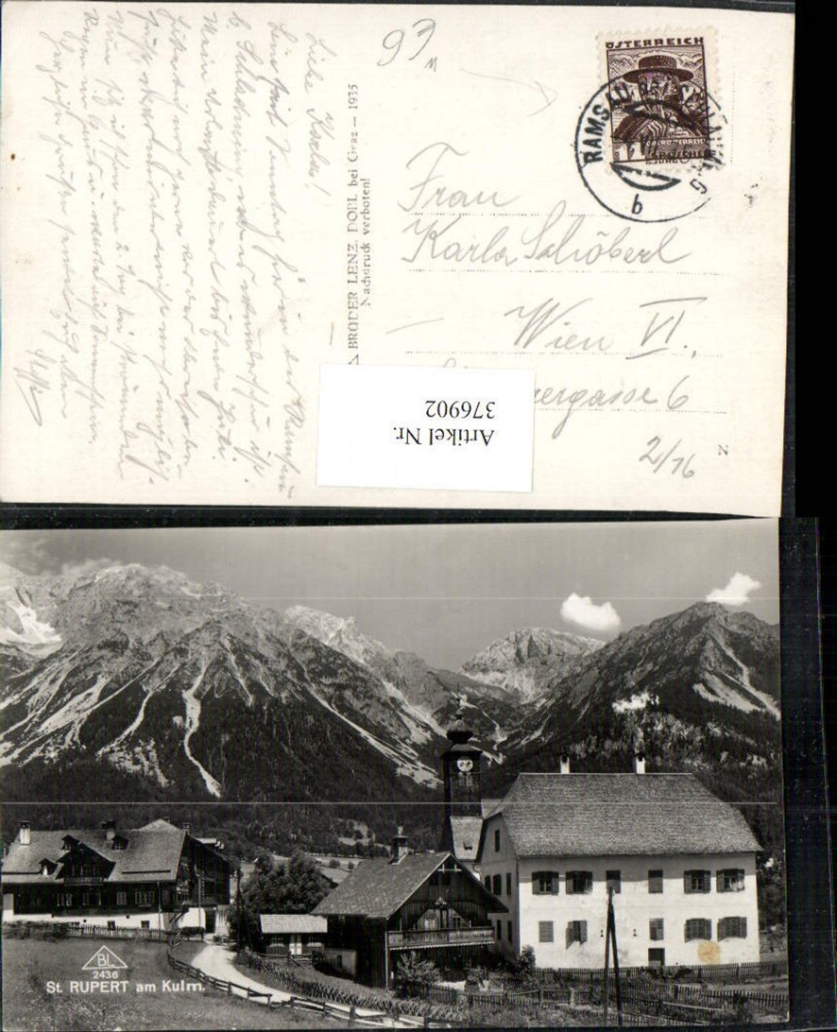Alte Ansichtskarte – Old Postcard
