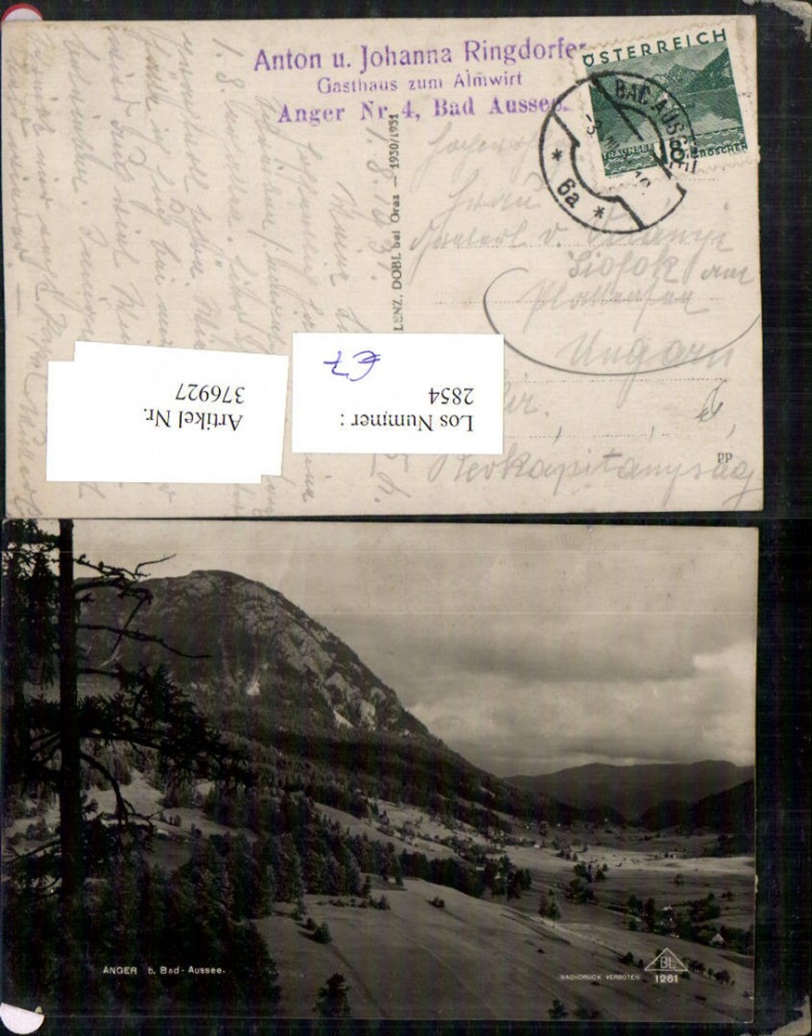 Alte Ansichtskarte – Old Postcard