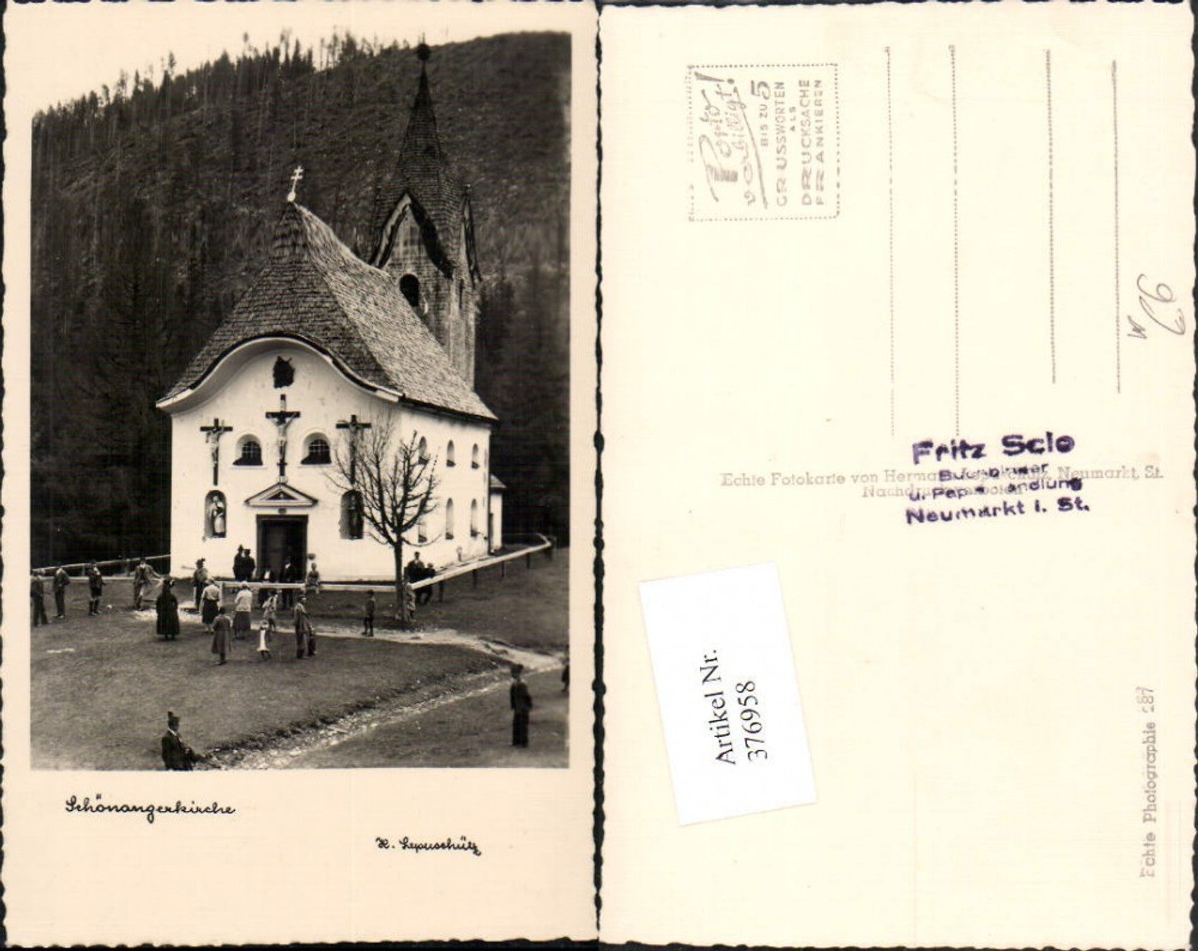 Alte Ansichtskarte – Old Postcard