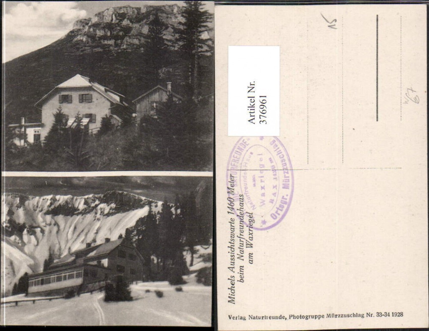 Alte Ansichtskarte – Old Postcard