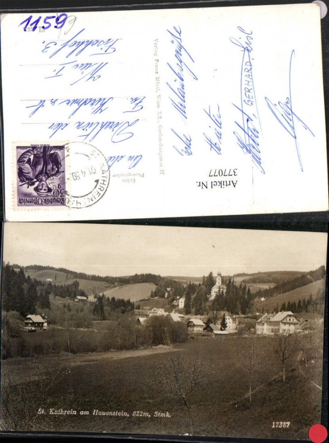 Alte Ansichtskarte – Old Postcard