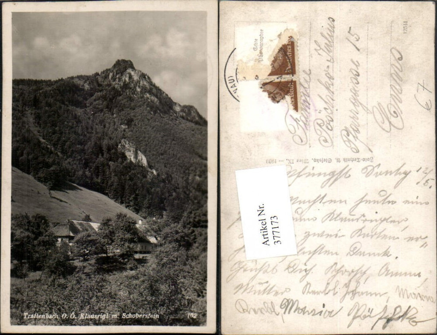 377173,Trattenbach b. Ternberg Klausrigl m. Schoberstein