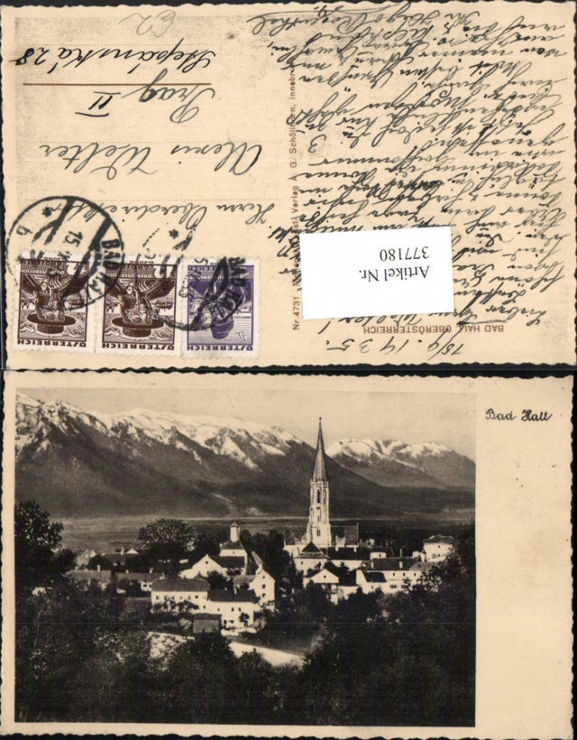 377180,Bad Hall Totale Bergkulisse