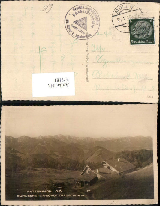 377181,Trattenbach b. Ternberg Schoberstein-Schutzhaus Berghütte Bergkulisse