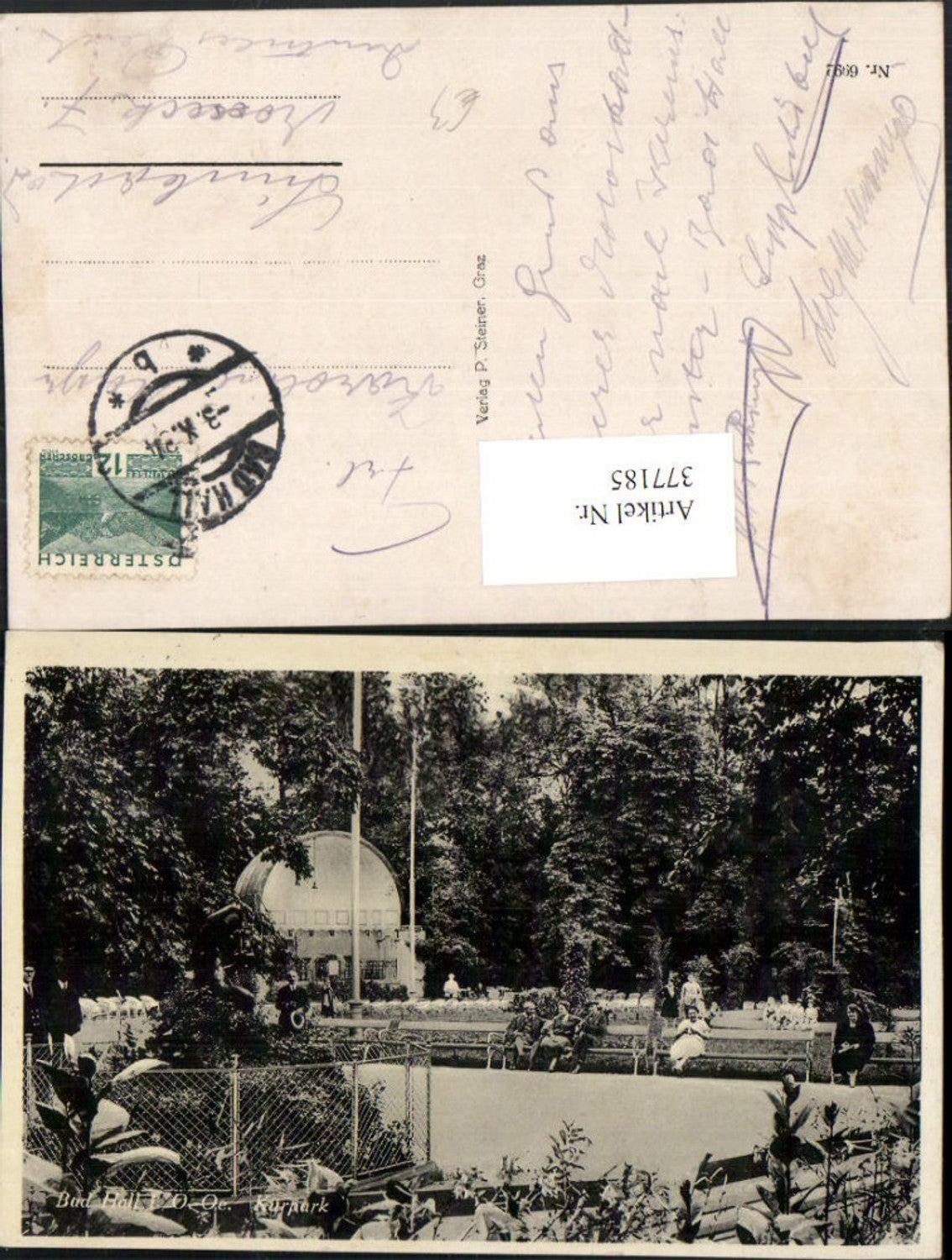 377185,Bad Hall Kurpark Musikpavillon