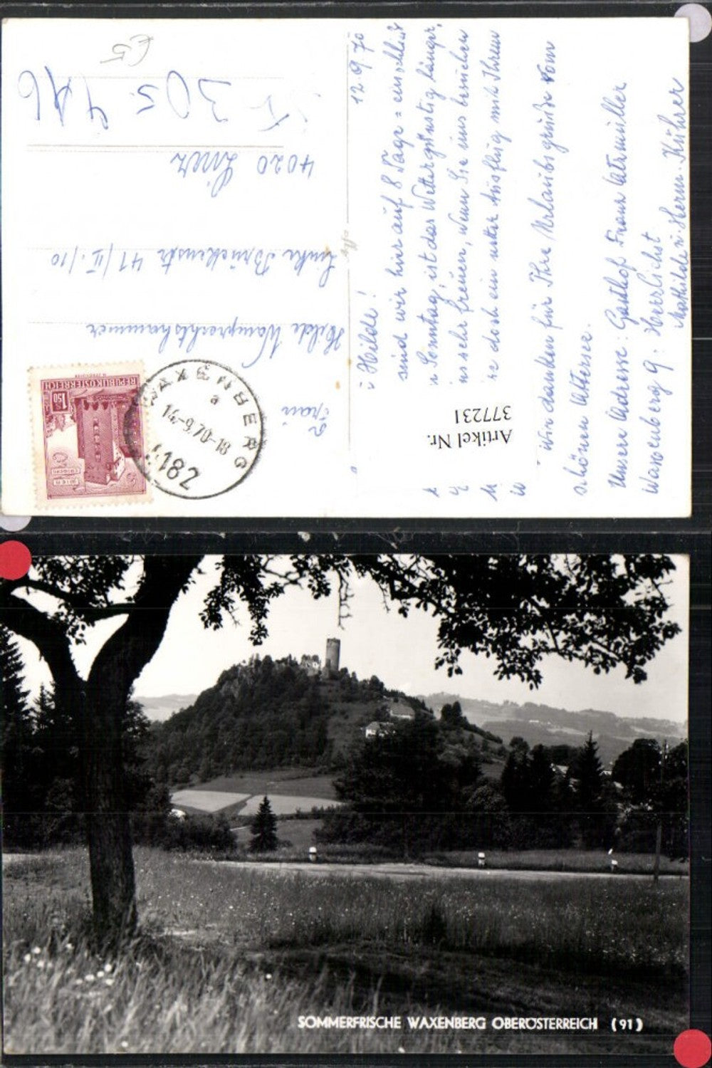 377231,Burgruine Ruine Waxenberg b. Oberneukirchen