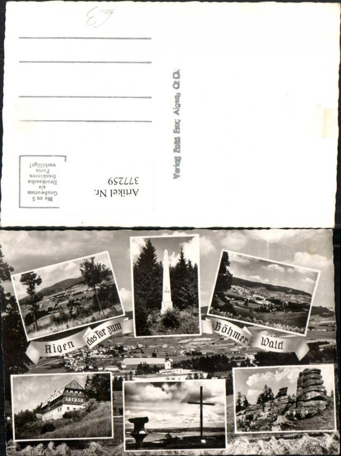 377259, Aigen Total Stifter Monument Summit Cross Mountain Hut Multi-view map